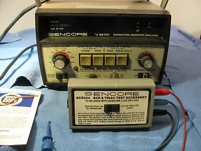 Buy Vtg SENCORE LC53 Z Meter Capacitor And Inductor Analyzer + SCR224 Test Accessory • 285$