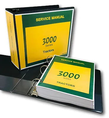 Buy Service Manual For John Deere 3000 3010 3020 Tractor Technical Repair Shop Book • 58.97$