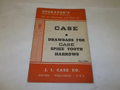 Buy Case Drawbars For Spike Tooth Harrows Operators Manual • 10$