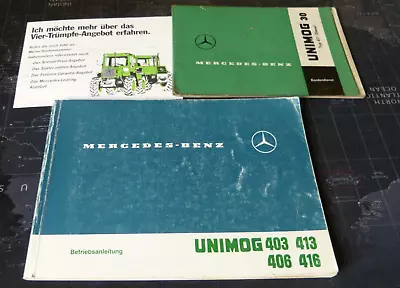 Buy Unimog/MB Trac - 6 Brochures / Operating Instructions Collection / Bundle - Old • 32.60$