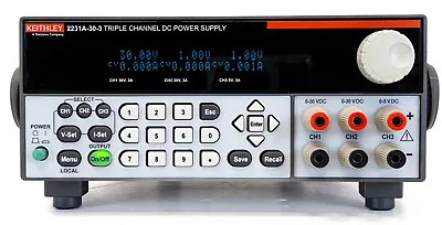 Buy Keithley Tektronix 2231A-30-3 Triple Channel DC Power Supply 195W 30V 3A • 530$