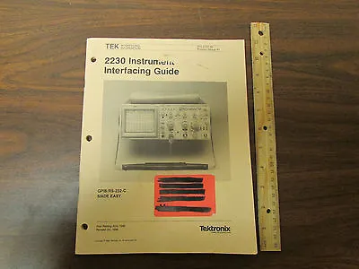 Buy Tektronix 2230 Instrument Interfacing Guide 070-5757-00 • 9.95$