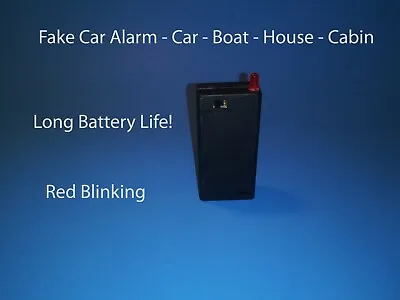 Buy FAKE ALARM LED LIGHT- RED BLINKING AA CAR BOAT HOUSE CABIN LONG BATTERY LIFE 9v • 19.95$