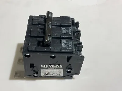 Buy USED Siemens B360 Circuit Breaker Black 240v 60a 3 Phase • 44.99$