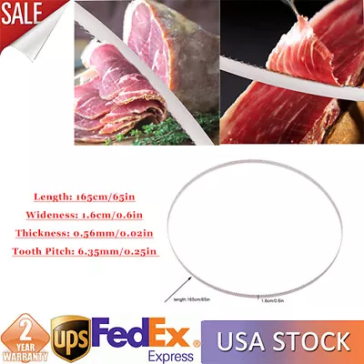 Buy 5 PCS Band Saw Blades 4TPI Meat Bandsaw Blades Meat Bone Cutting Carbon Steel US • 36$