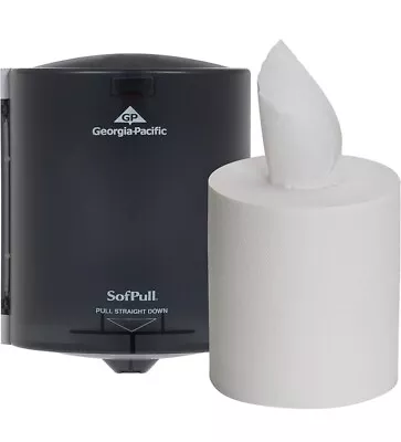 Buy Georgia Pacific Professional SofPull Center Pull Hand Towel Dispenser - Smoke • 27$