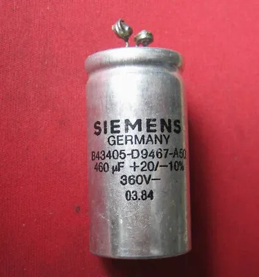Buy Siemens Blitzelko 460μF 360V - Photo Capacitor Flash Capacitor • 4.21$