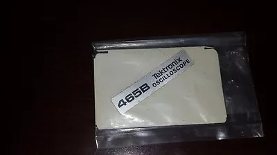 Buy Tektronix 465B Scope Label New! • 9$