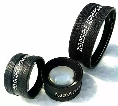 Buy Dr.jack Lens Double Aspheric Lens 20D 90D & 78D Ophthalmology & Optometry • 177.58$