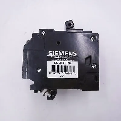 Buy Siemens 20 Amp 2-Pole Combination Type AFCI Neutral Circuit Breaker SEE DESC • 49.99$