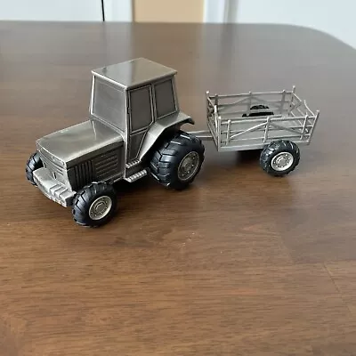 Buy Pewter-tone Finish Metal Tractor And Trailer Bank • 20$
