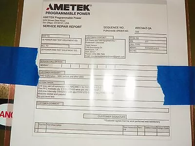 Buy Ametek Elgar Rectifier Input Module For  SW5250A  P/N 5161272-01  • 2,688$