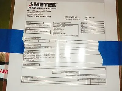 Buy Amplifier Output Module For Ametek Elgar SW5250A-1 P/N 5161274-02  • 2,688$