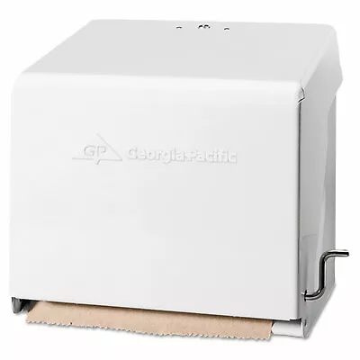 Buy GEORGIA PACIFIC Mark II Crank Roll Towel Dispenser 10 3/4 X 8 1/2 X 10 3/5 White • 64.75$