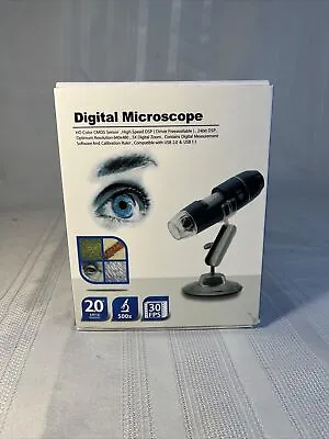 Buy 8LED 1000X USB Digital Microscope Endoscope Magnifier Camera W/ Stand • 12.34$