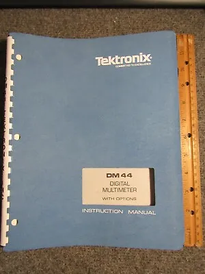 Buy Tektronix Digital Multimeter DM44 With Options Instruction Manual • 49.95$