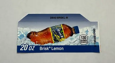 Buy Brisk Lemon Ice Tea Vending Machine Flavor Strip 20oz For Vendo Dixie Narco • 1.37$
