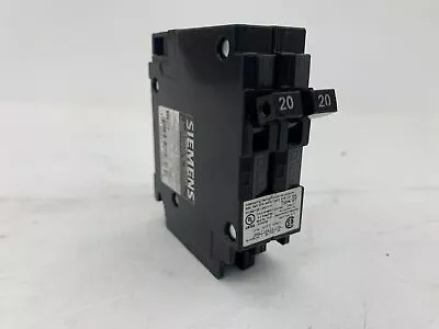 Buy Siemens Q2020 Two 20-Amp Single Pole 120-Volt Circuit Breakers • 16.50$