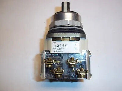 Buy 1 NEW Allen Bradley 800T J 91 3 Position Selector Switch NO BOX Free Shipping • 55$