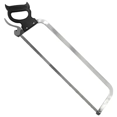 Buy Butcher Hand Meat Saw 25  Stainless Steel Sharp Heavy Duty Blade W/ Trigger Lock • 54.84$