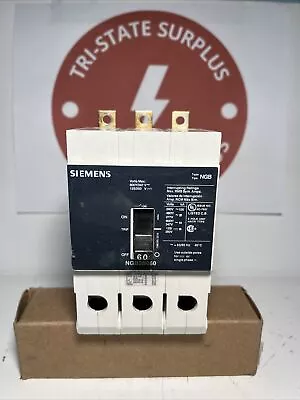 Buy NGB3B060 Siemens Molded Case Circuit Breaker 3 Pole 60 Amp 277/480V • 162.80$