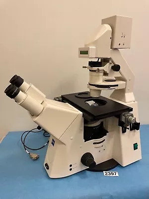 Buy Carl Zeiss Axiovert 200 Motorized Inverted Fluorescence Microscope, 1239-288 • 7,499.99$