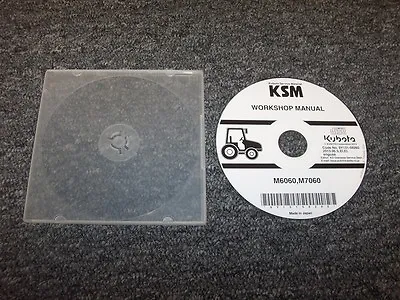 Buy Kubota M6060 & M7060 Utility Tractor Workshop Shop Service Repair Manual DVD • 55.30$
