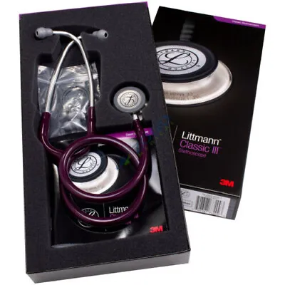 Buy 3M Littmann Classic III Monitoring Stethoscope 5831 - Plum Tube With Standard CP • 112$