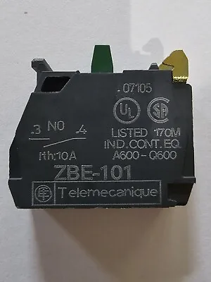 Buy Schneider Electric ZBE-101 N/O Contact Block, Fits XB4 XB5 Series  QTY 1 New • 6.50$