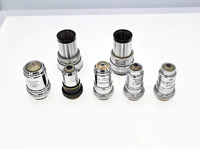 Buy 7 Pcs Carl Zeiss Microscope Objective Lens • 720$
