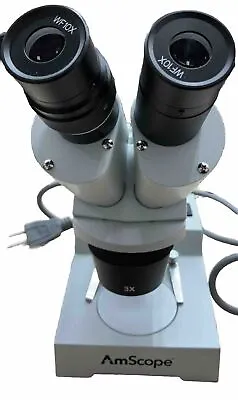 Buy AmScope SE304R-P 20X-40X Sharp Forward Binocular Stereo Microscope H4 • 105$