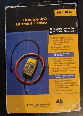 Buy Fluke AC Current Probe Flexible Industrial I6000s Flex-36 • 785$