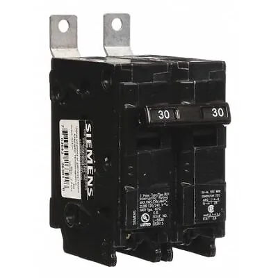 Buy Siemens B230h Miniature Circuit Breaker, Bl Series 30A, 2 Pole, 120/240V Ac • 230.99$
