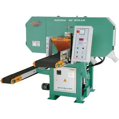 Buy Grizzly G0504 16  30 HP 3-Phase Dual Conveyor Horizontal Resaw Bandsaw • 29,760$