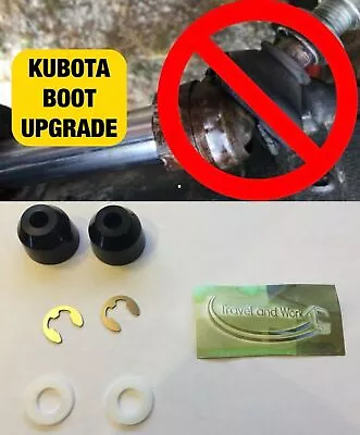 Buy *Kubota BX GR Tie Rod Rubber Boot Kit Upgraded Style 1 Yr Warranty -Inner Only- • 15.10$