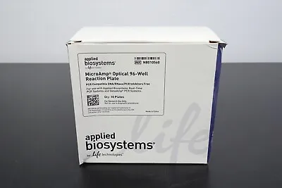 Buy Applied Biosystems N8010560 MicroAmp Optical 96-Well Reaction Plate Barcode • 50$