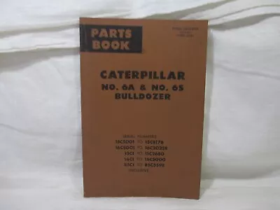 Buy Caterpillar No. 6a & 6s Bulldozer Parts Book • 14.99$