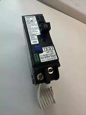 Buy NEW GENUINE Siemens QA115AFC 15 A Plug-On Combination AFCI Breaker - Black • 37.84$