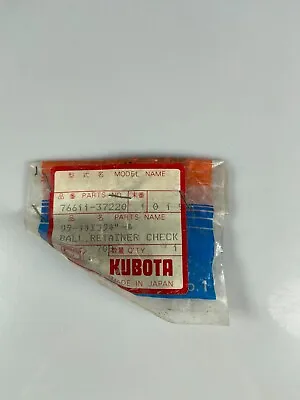 Buy Kubota OEM Check Retainer Ball 76611-37220 New In Package • 2.49$