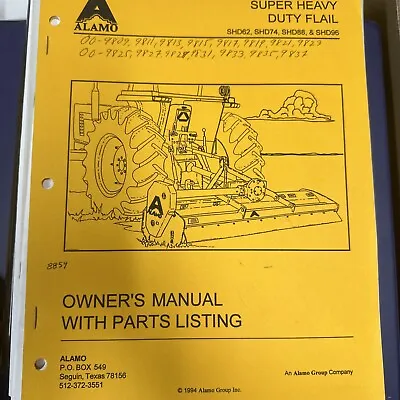 Buy Interstater Flail Mower, Boom-Axe, SHD62/74/88/96 Service Parts Manual  • 17.99$