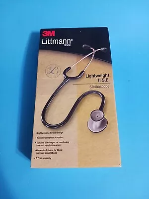 Buy 3M Littmann 2450 Lightweight II S.E. Stethoscope - Black • 67$