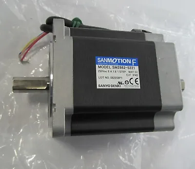 Buy New Sanyo Denki Sanmotion Sm2862-5221 F2 2-phase Stepping Motor 6-amp 250-vac • 210$