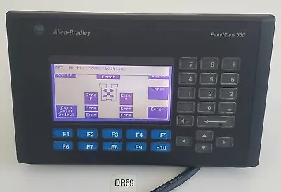 Buy Allen-Bradley 2711-B5A1 Ser H Panelview 550 Operator Interface Rev D FRN 4.46 • 1,500$