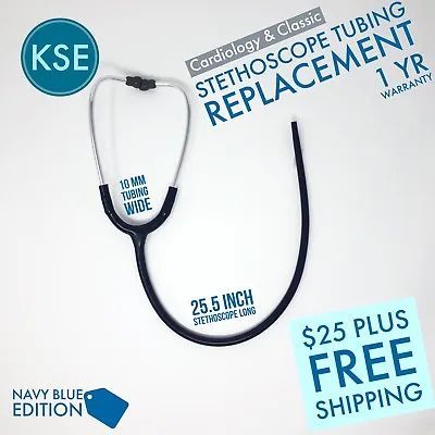 Buy Navy Blue Stethoscope Replacement Tubing 10mm By Kongs Enterprise • 25$