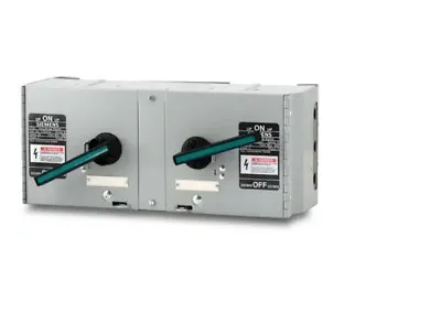 Buy Ite Siemens V7e V7e3223 100 60 Amp Dual 240v Fusible Panel Panelboard Switch • 730$