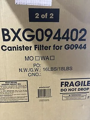 Buy 1 Micron Canister Filter For G0944 Dust Collector GRIZZLY • 185$