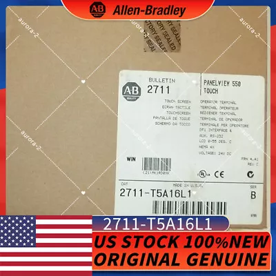 Buy NEW Allen-Bradley PanelView 550 Touchscreen 2711-T5A16L1 Free Shipping • 1,968$