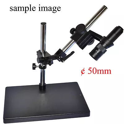 Buy Microscope Camera Adjustable Boom Large Stereo Arm Table Stand Holder 20mm Ring • 79.81$