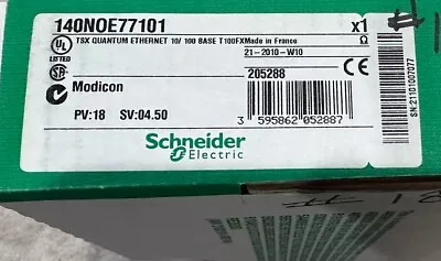Buy New Sealed Schneider Electric 140NOE77101 MODICON TSX QUANTUM Ethernet Module • 225$