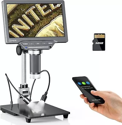 Buy 7  LCD Digital Micrscope, Coin Microscope For Error Coins, 1200X For Collectors • 99$
